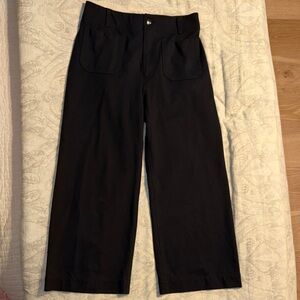 Maeve Colette Black Cropped Pants